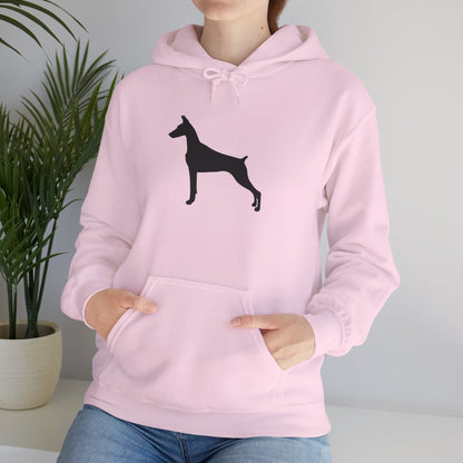 Doberman Silhouette Unisex Hoodie