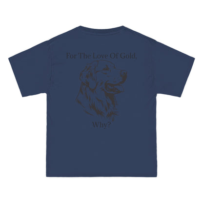 For The Love Of Gold Men's Short-Sleeve Crewneck Tee