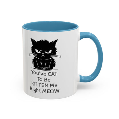 Kitten Me 2-Tone Coffee Mug