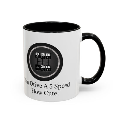 5 Speed How Cute 2-Tone Coffee Mug