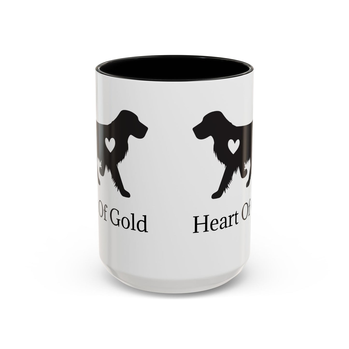 Heart Of Gold 2-Tone Coffee Mug
