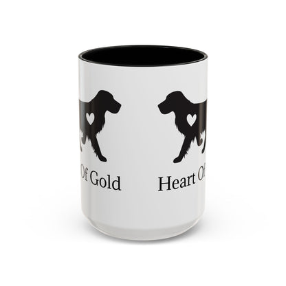 Heart Of Gold 2-Tone Coffee Mug