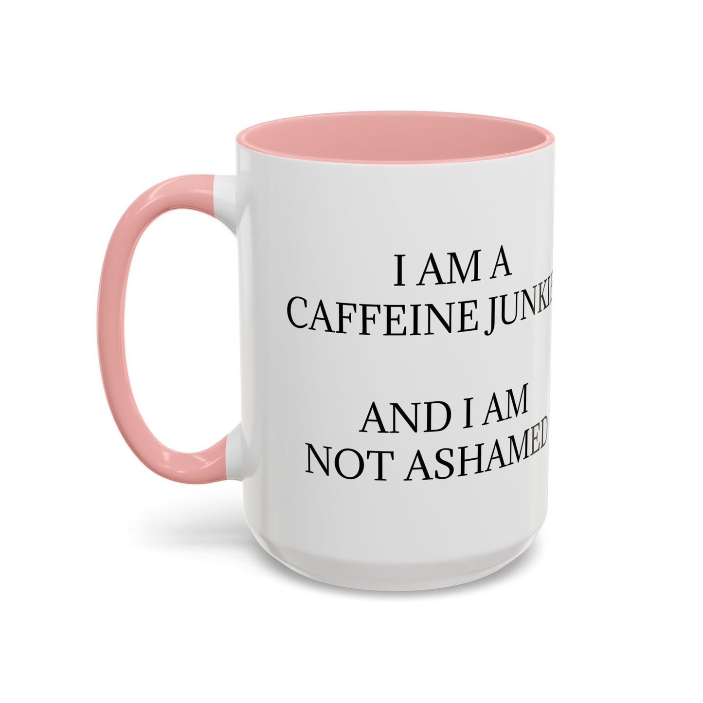 Caffeine Junkie 2-Tone Coffee Mug