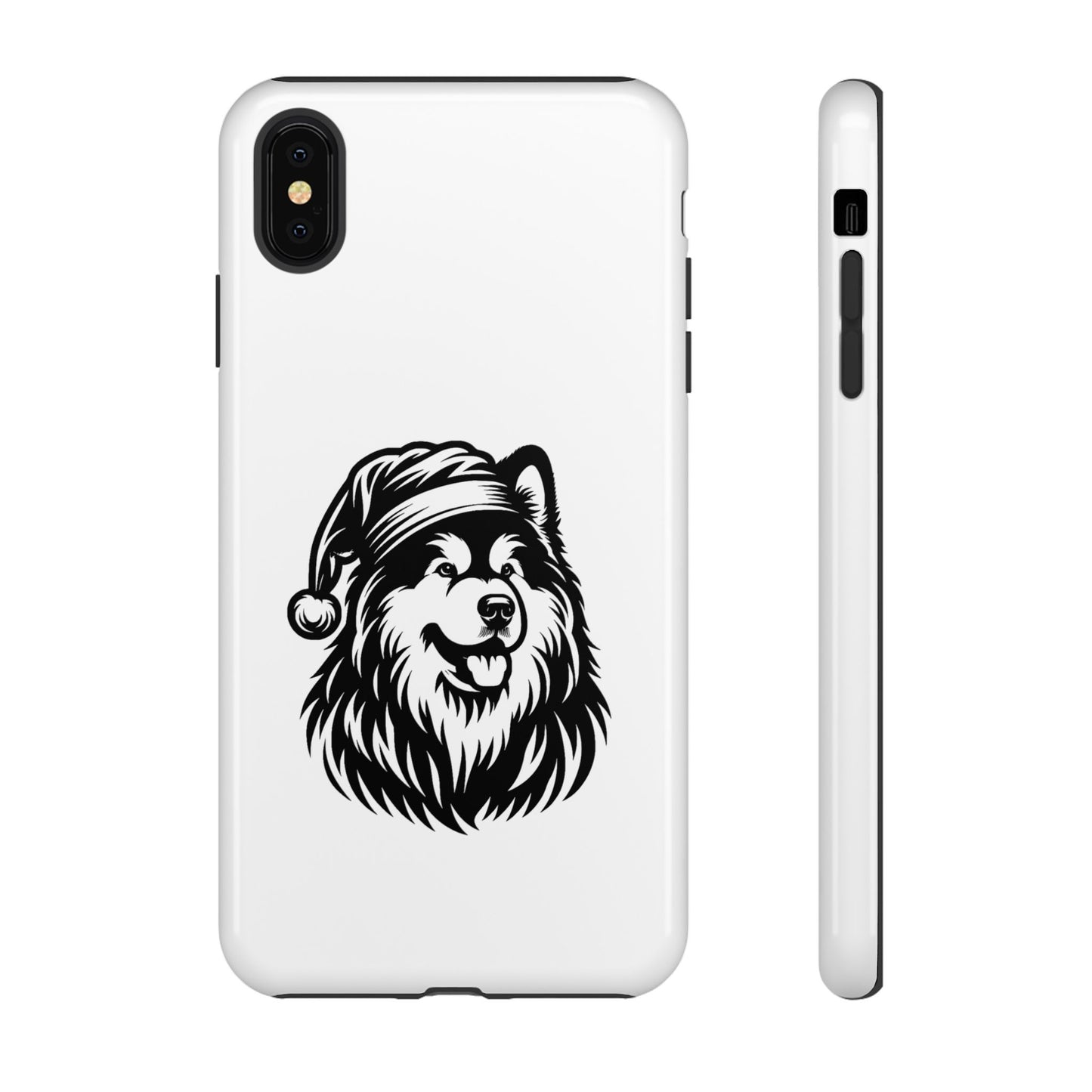 Santa Paws Malamute iPhone Case