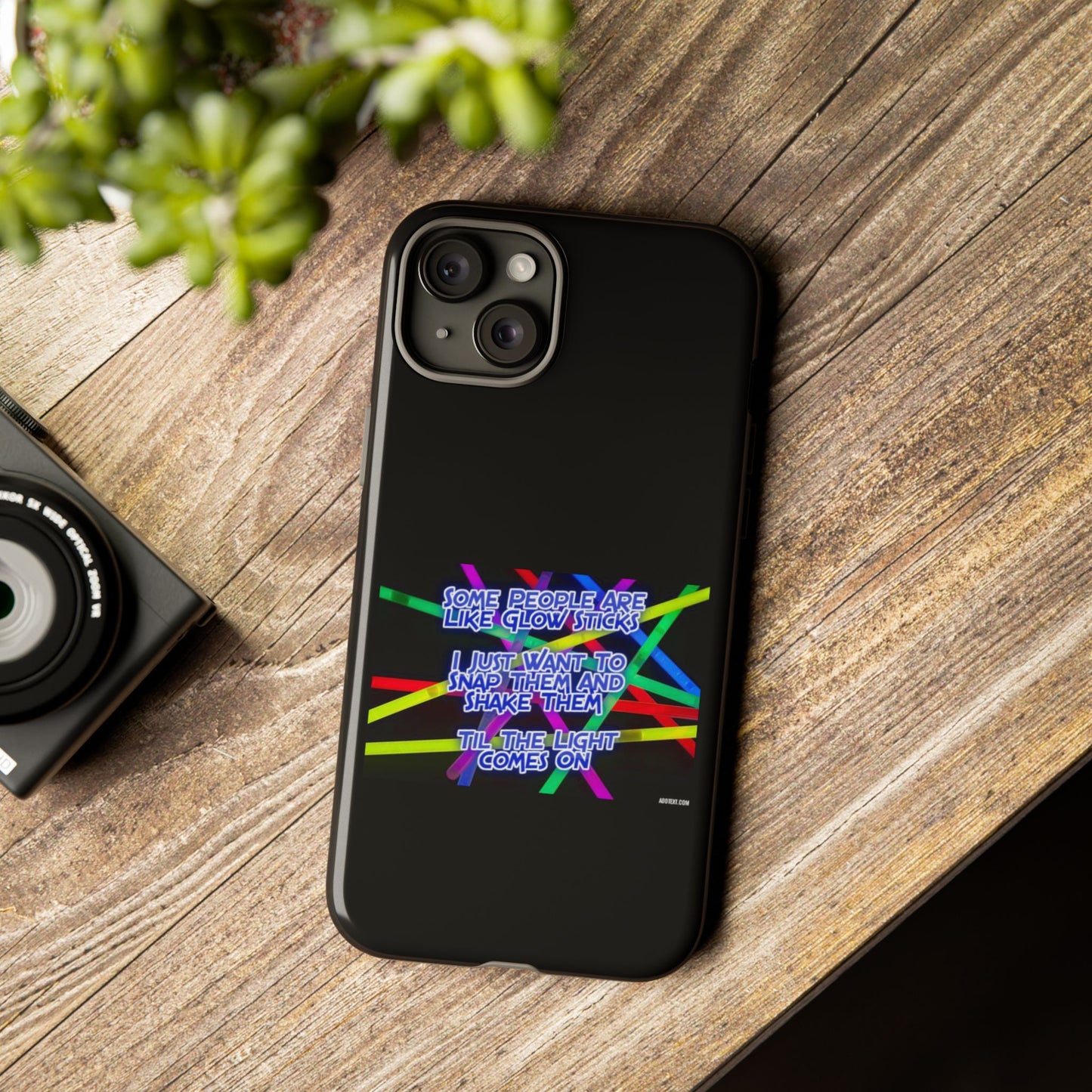 Glow Sticks iPhone Case