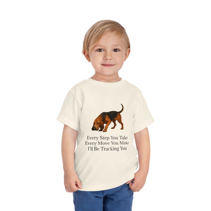 Tracking You Toddler Unisex Short Sleeve Crewneck Tee