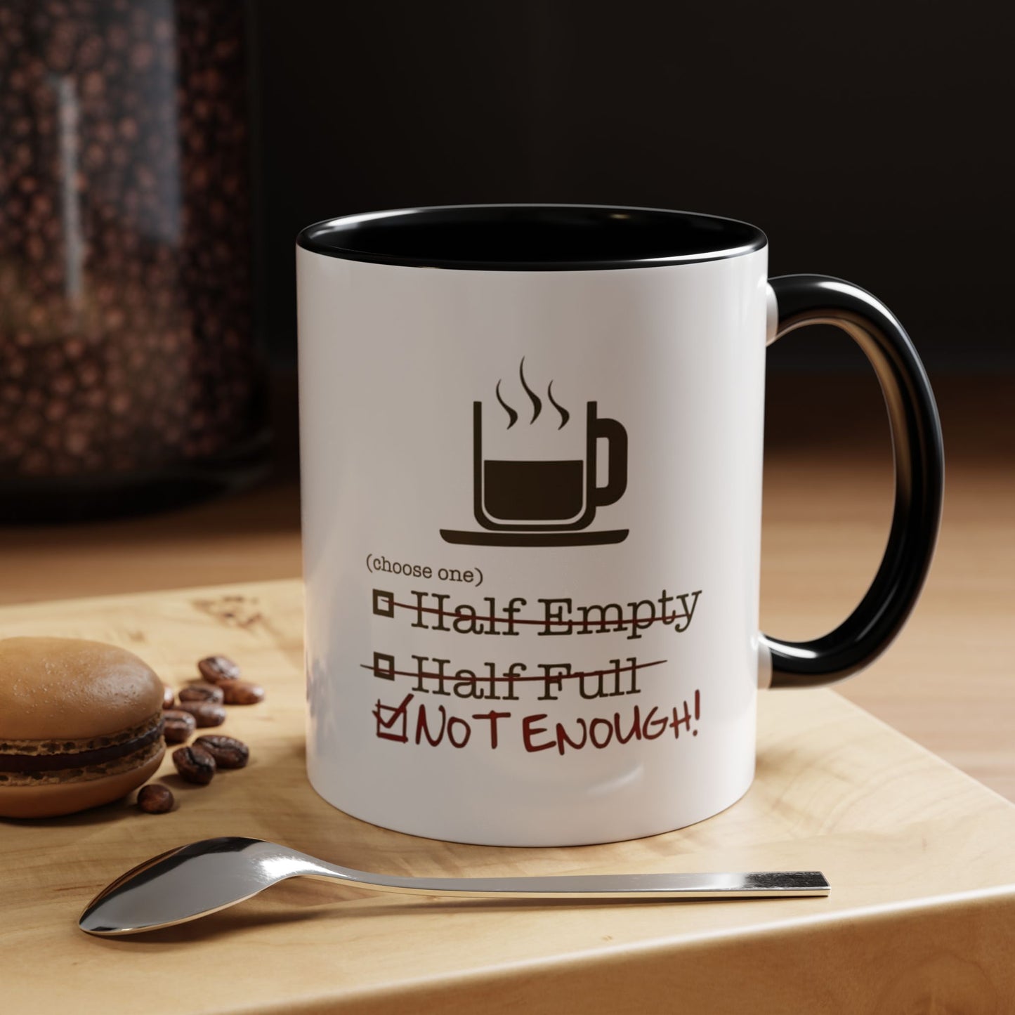 Not Enough 2-Tone Coffee Mug