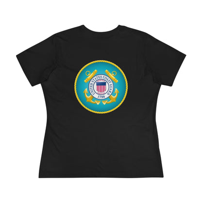 US Coast Guard Women's Short Sleeve Crewneck Tee