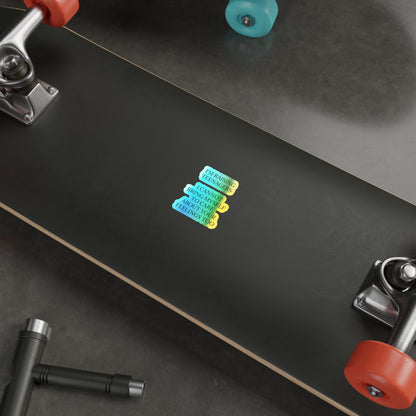 Raising Teenagers Holographic Sticker