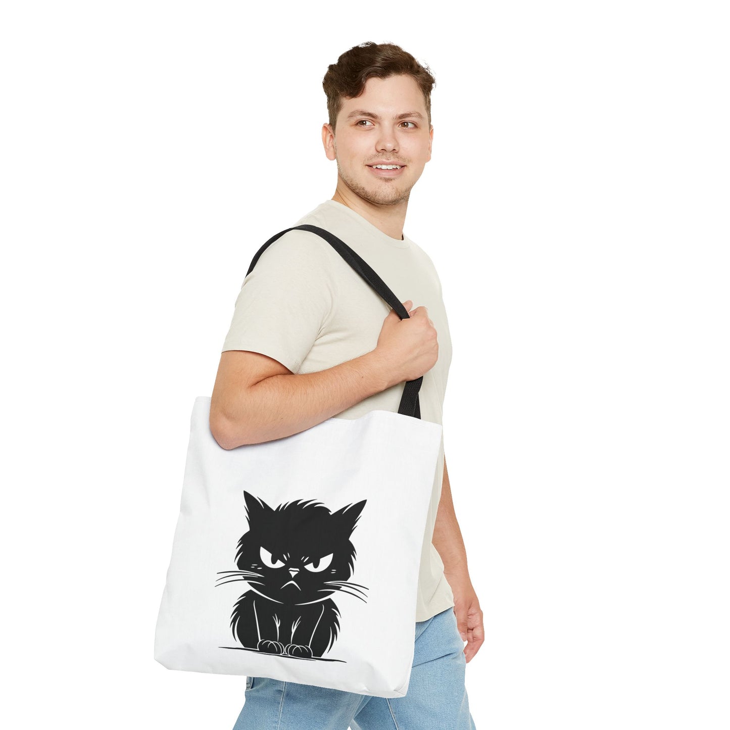 Angry Cat Tote Bag