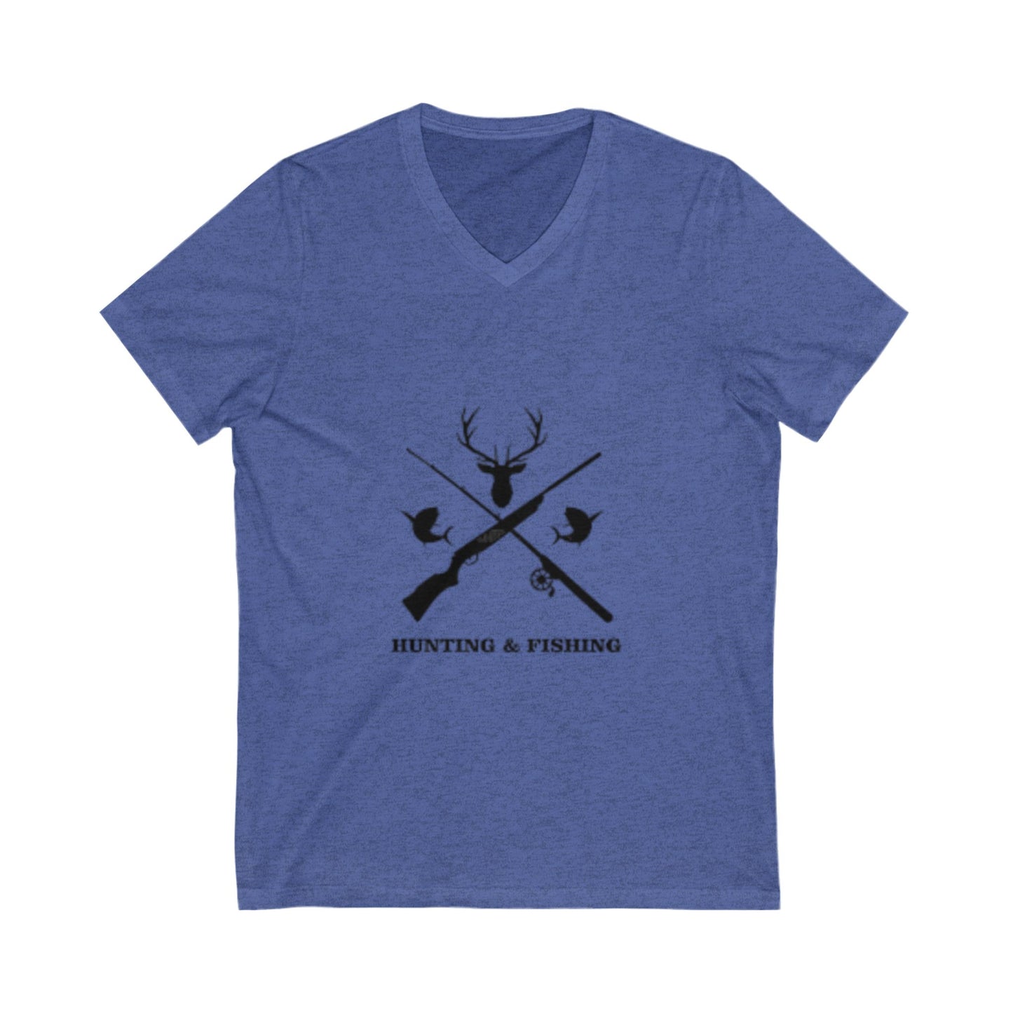 Hunting/Fishing Unisex Short Sleeve V-Neck Tee