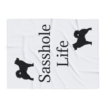 Sasshole Life Arctic Fleece Blanket