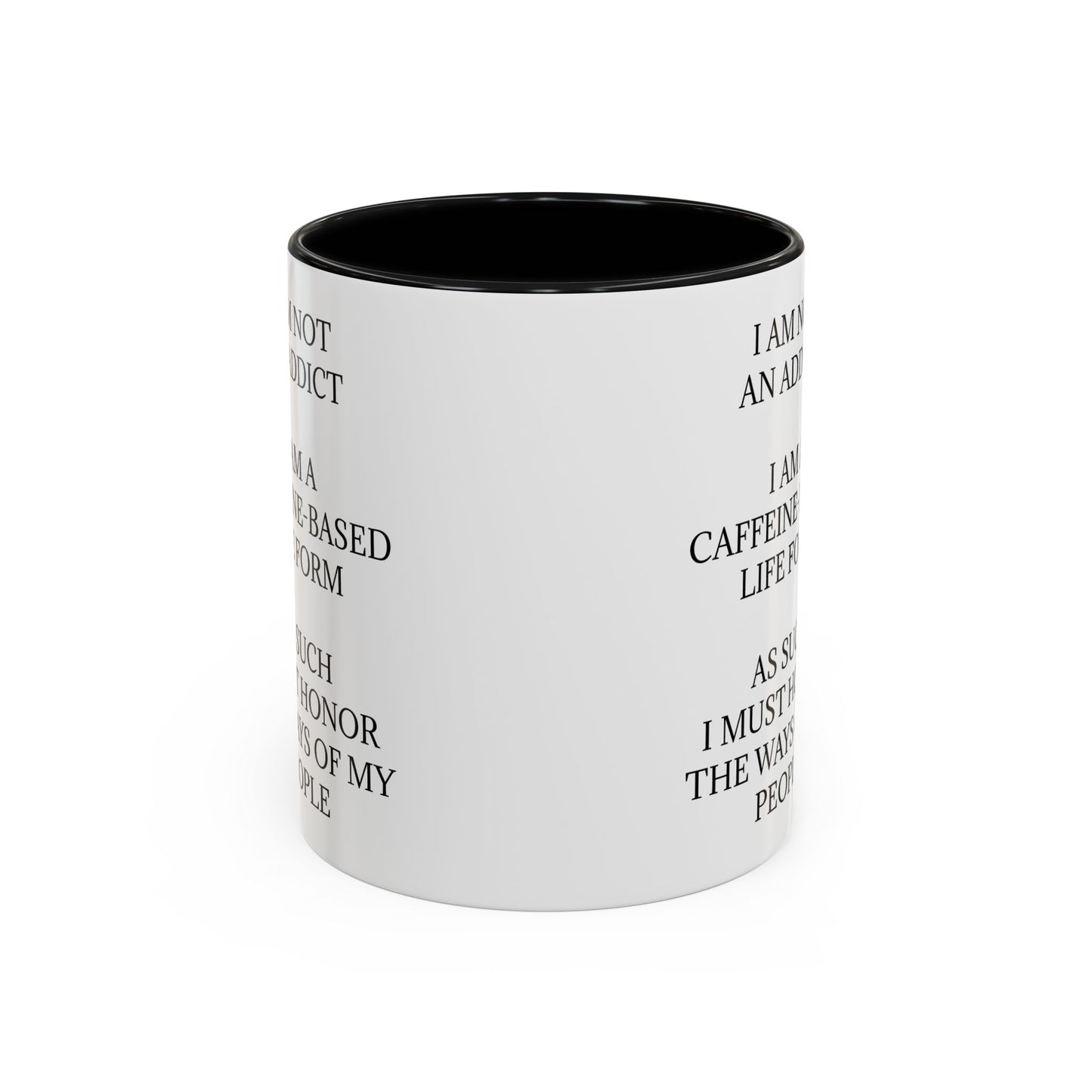 Not An Addict 2-Tone Coffee Mug