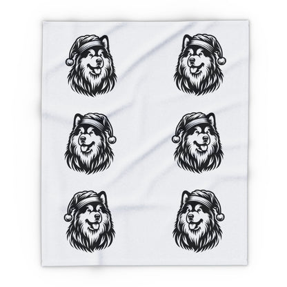Santa Paws Malamute Arctic Fleece Blanket