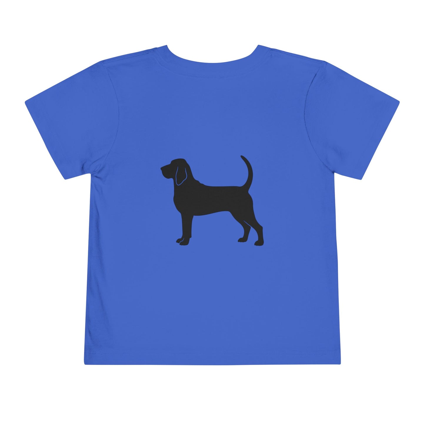 Bloodhound Silhouette Toddler Unisex Short Sleeve Crewneck Tee
