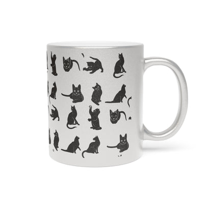 Cats Metallic Coffee Mug