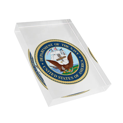 US Navy Acrylic Photo Block