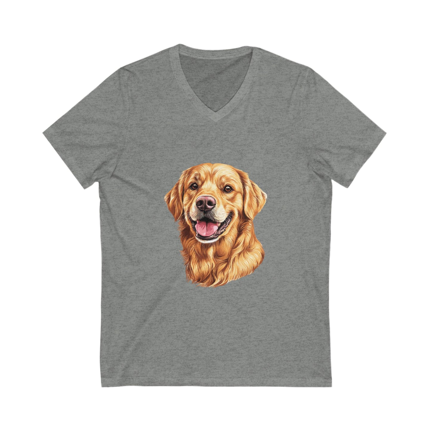Golden Head Unisex Short Sleeve V-Neck Tee