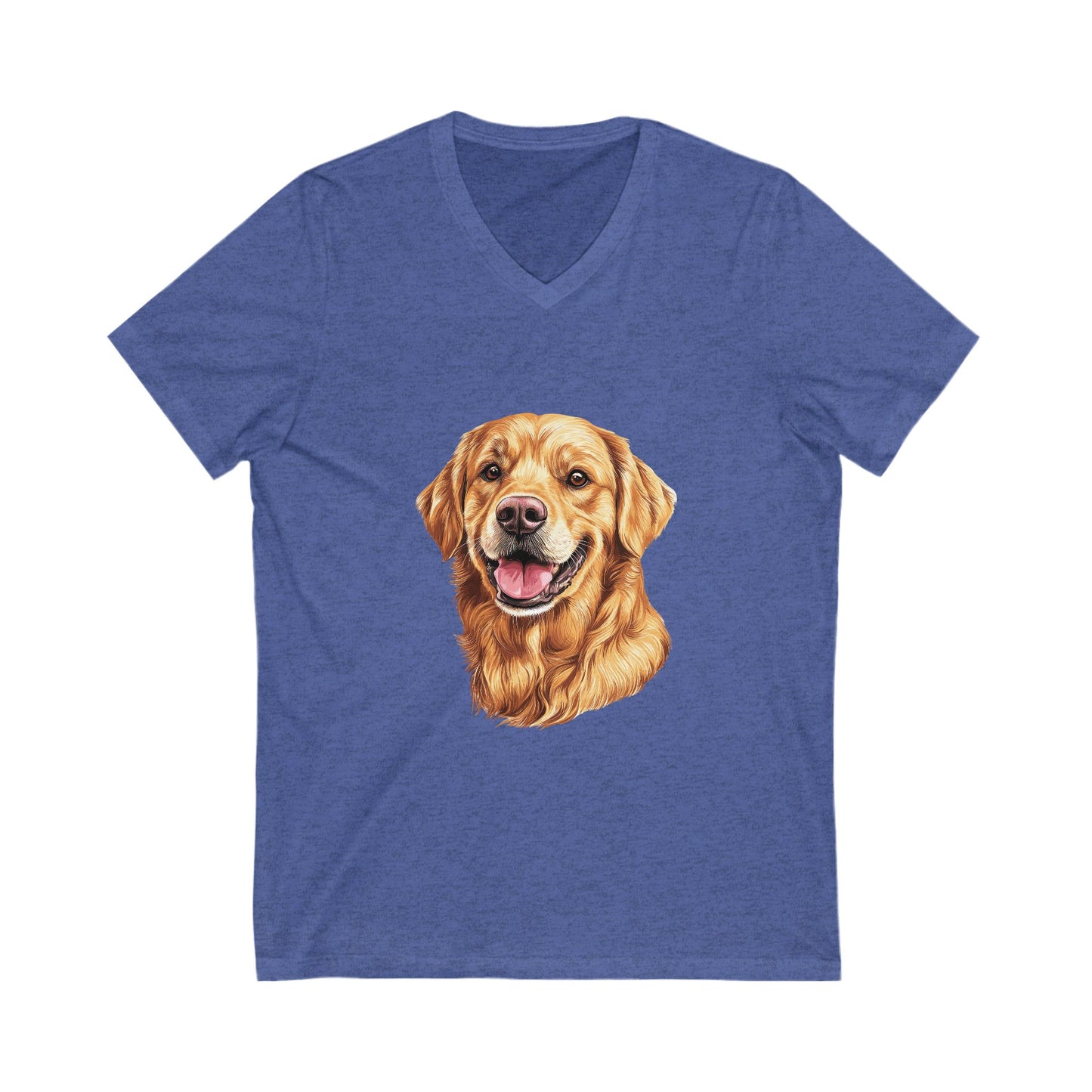 Golden Head Unisex Short Sleeve V-Neck Tee