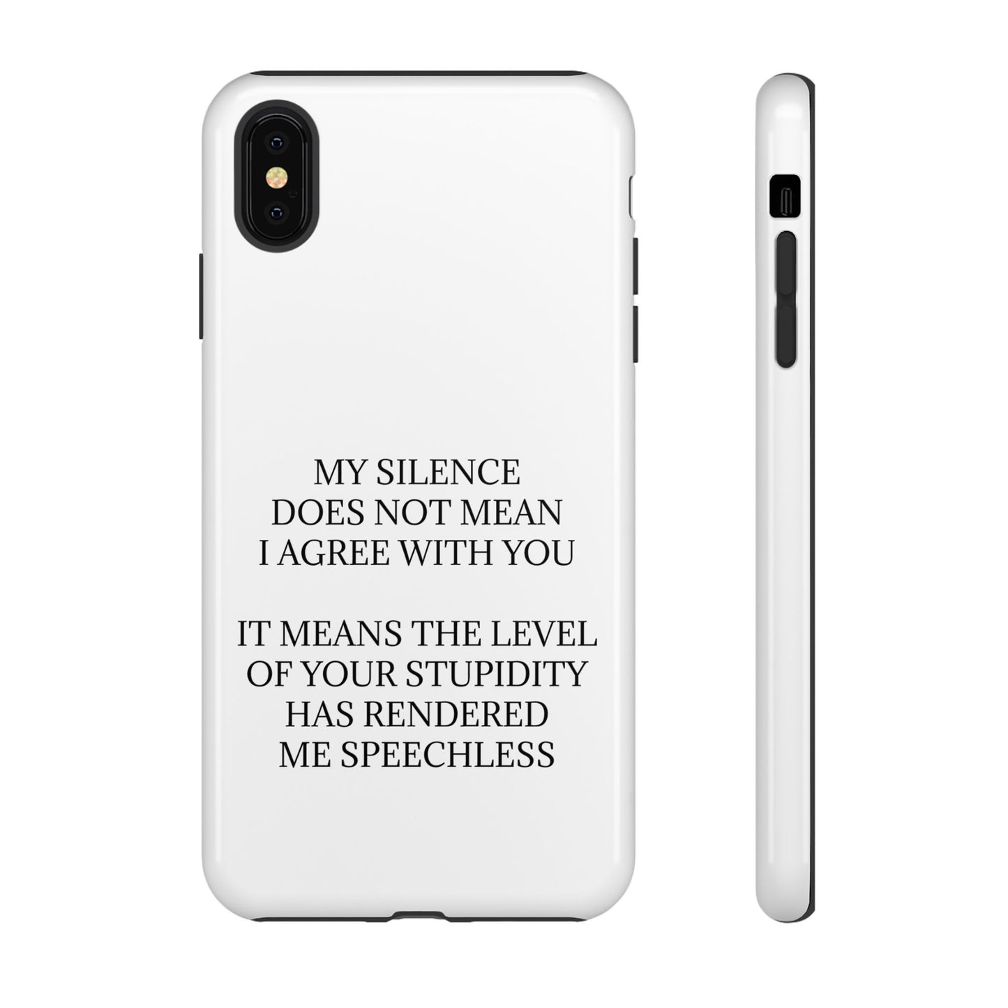Speechless iPhone Case