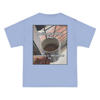 National Coffee Day Men's Short-Sleeve Crewneck Tee