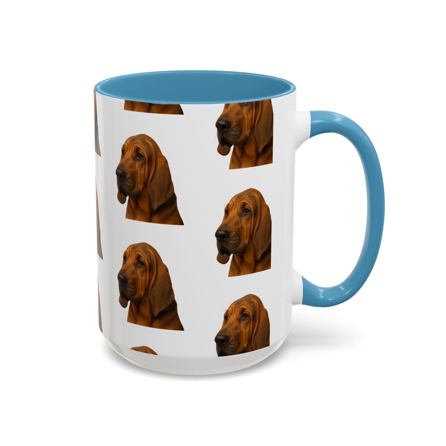 Bloodhound Head 2-Tone Coffee Mug