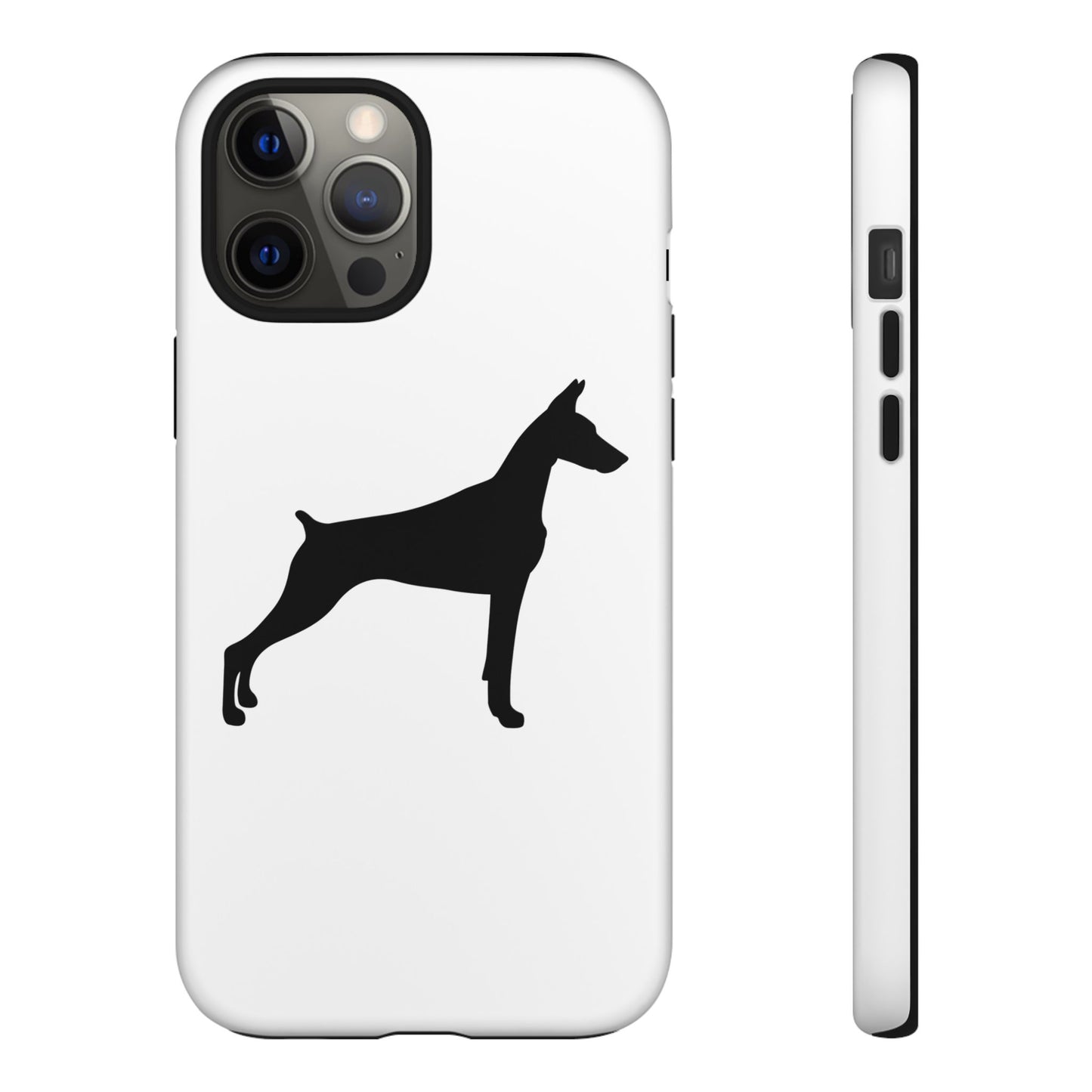 Doberman Silhouette iPhone Case