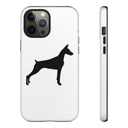 Doberman Silhouette iPhone Case