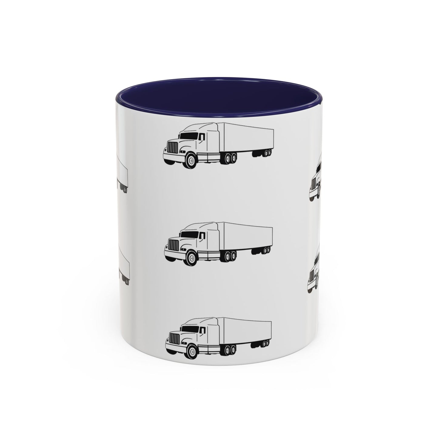 Semi Truck 2-Tone Coffee Mug