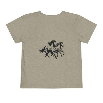 Horsin' Around Toddler Unisex Short Sleeve Crewneck Tee
