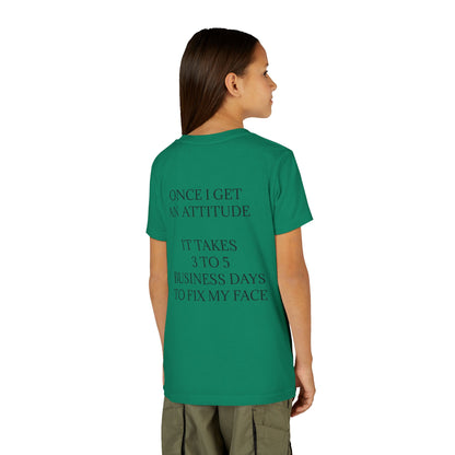 Fix My Face Youth Unisex Short Sleeve Crewneck Tee