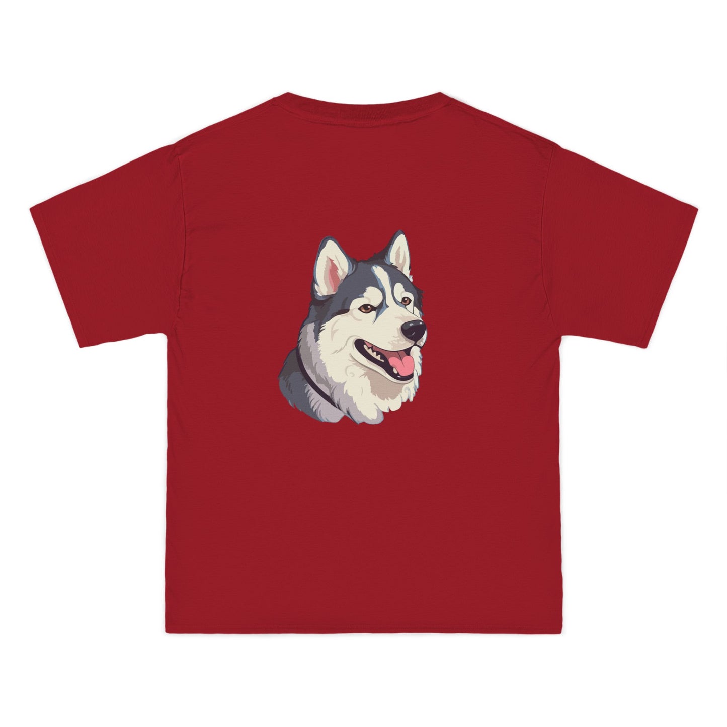 Malamute Head Men's Short-Sleeve Crewneck Tee