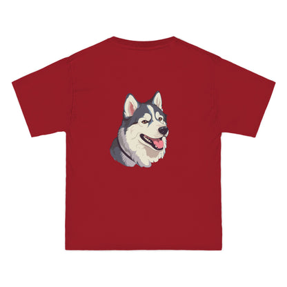 Malamute Head Men's Short-Sleeve Crewneck Tee