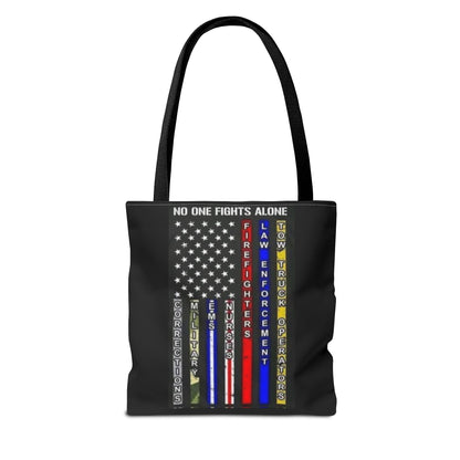 No One Fights Alone Tote Bag