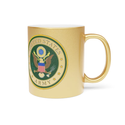 US Army Metallic Coffee Mug