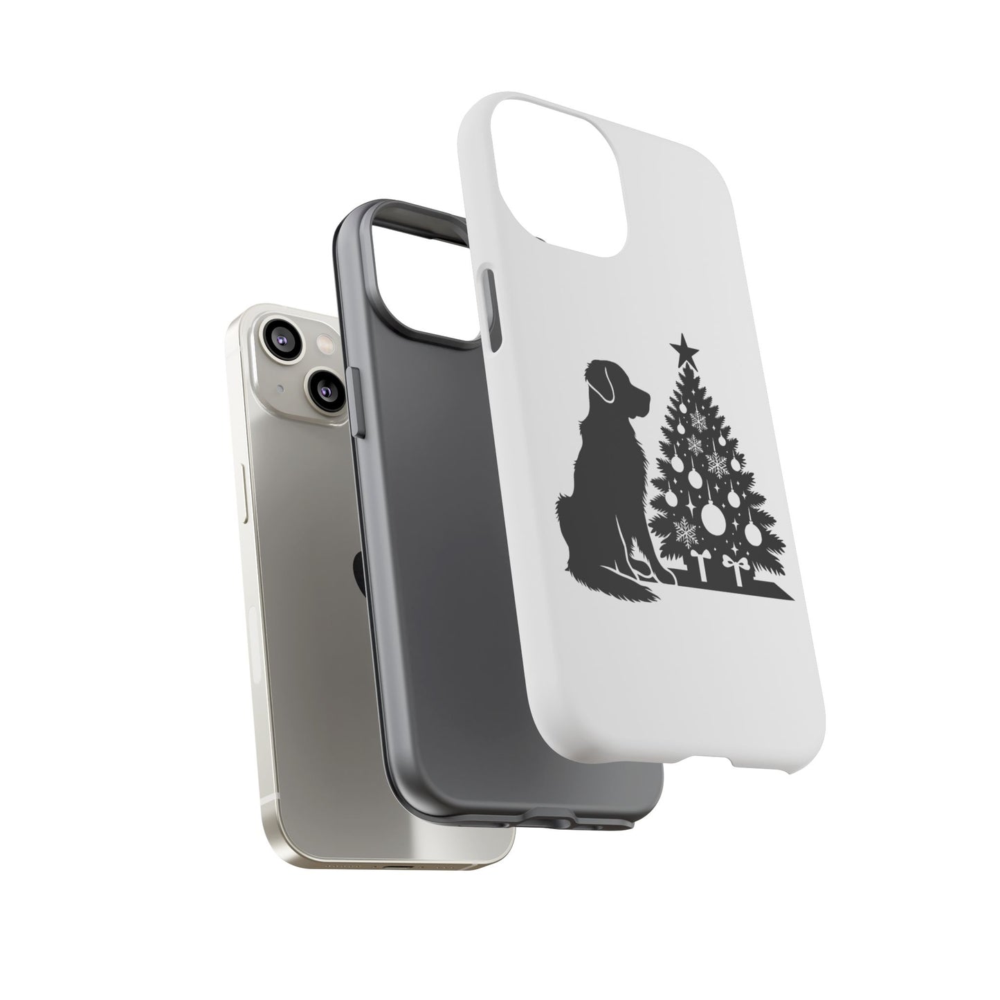 Golden Christmas Tree iPhone Case