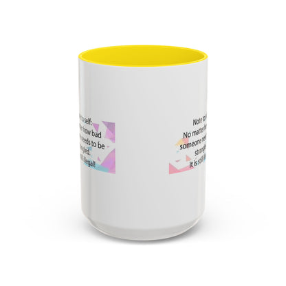 Note To Self 2-Tone Coffee Mug