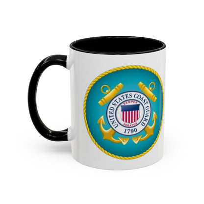 US Coast Guard 2-Tone Coffee Mug