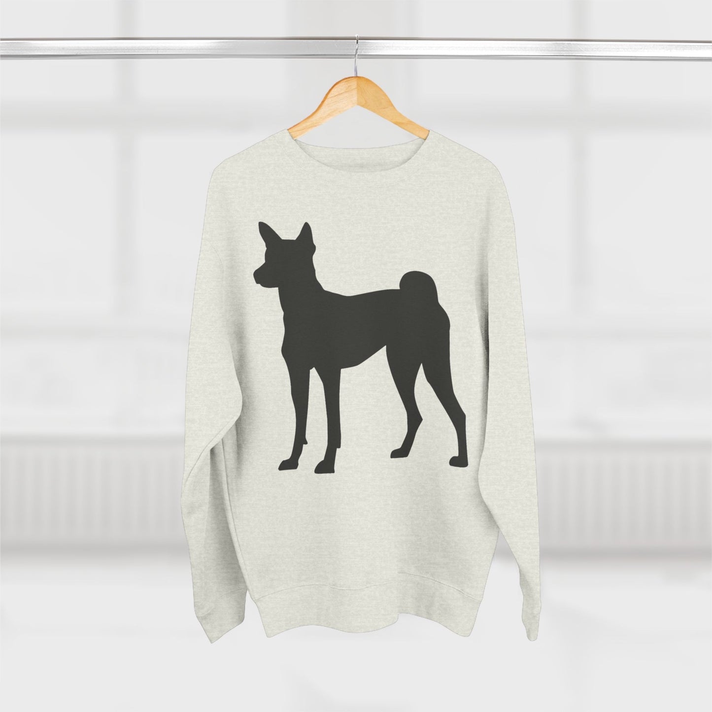 Basenji Silhouette Unisex Crewneck Sweatshirt