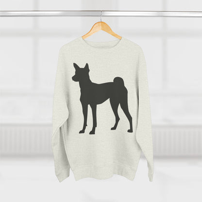 Basenji Silhouette Unisex Crewneck Sweatshirt