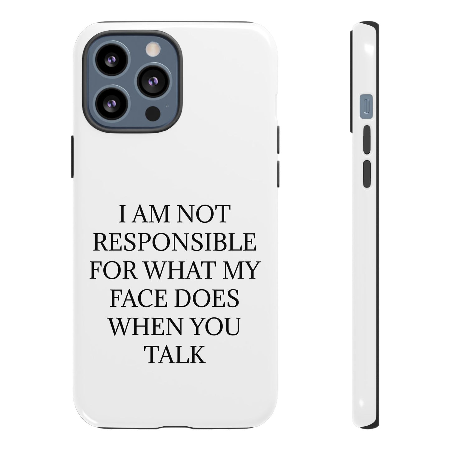 When You Talk iPhone Case