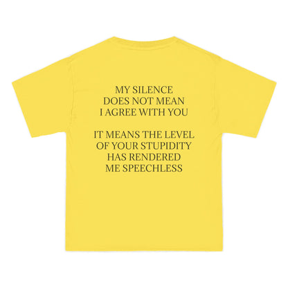 Speechless Men's Short-Sleeve Crewneck Tee