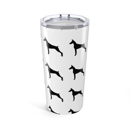 Doberman Silhouette Tumbler