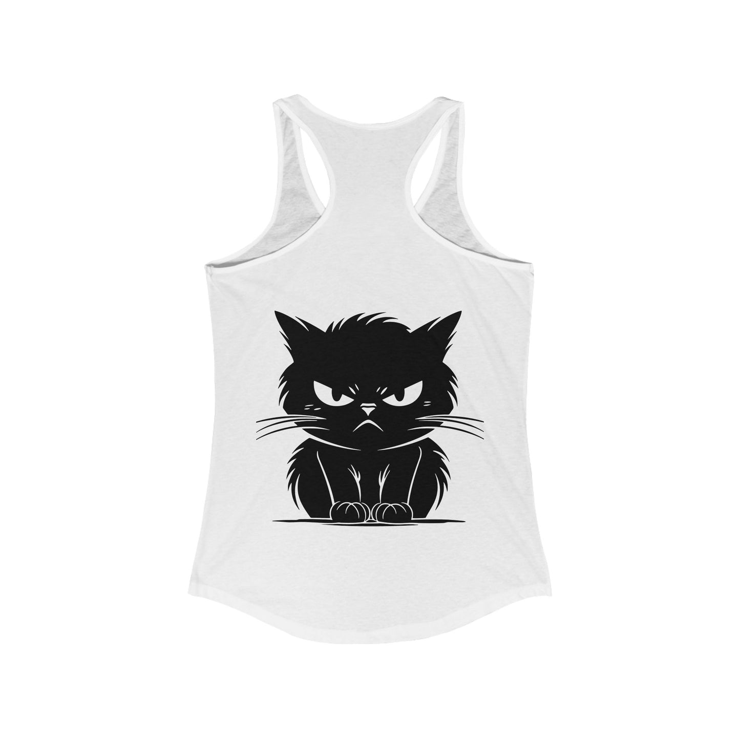 Angry Cat Women's Racerback Tank