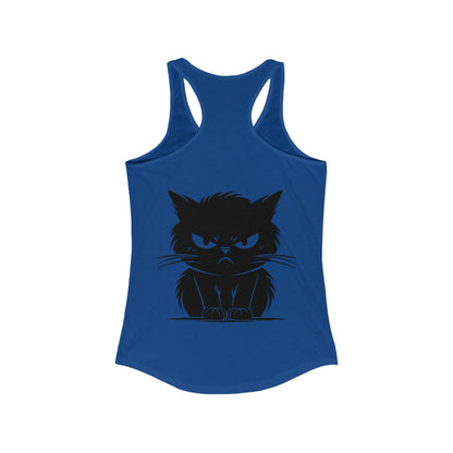 Angry Cat Women's Racerback Tank
