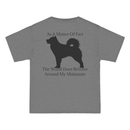 Matter Of Fact Malamute Men's Short-Sleeve Crewneck Tee