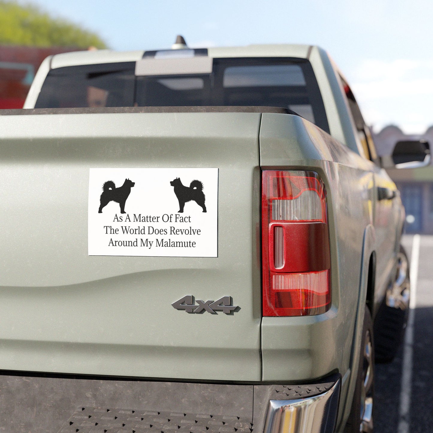 Matter Of Fact Malamute Indoor/Outdoor Magnet