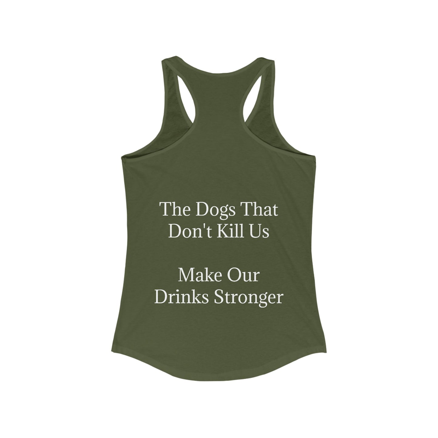 Drinks Stronger Women's Racerback Tank