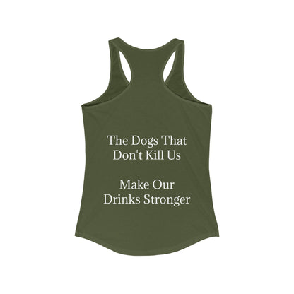 Drinks Stronger Women's Racerback Tank