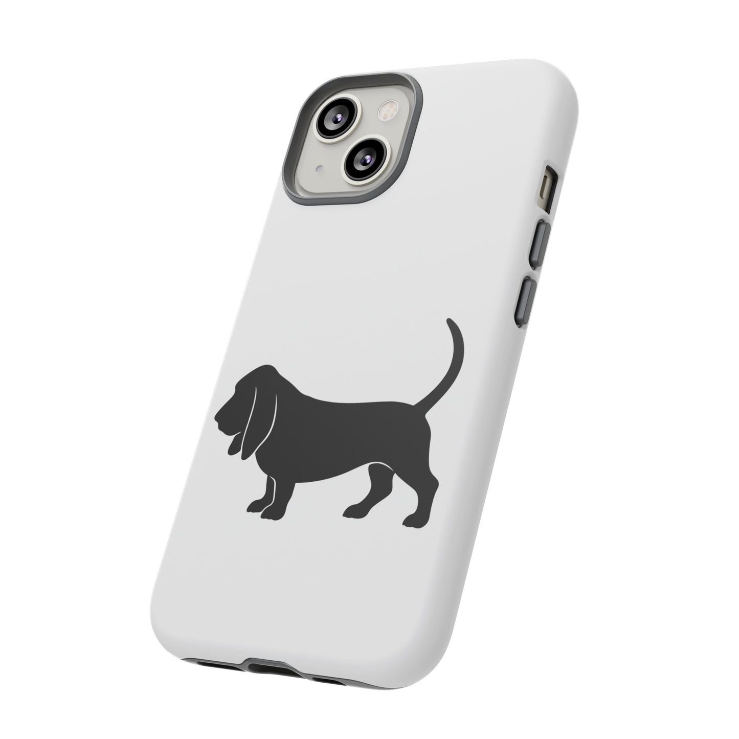 Basset Hound Silhouette iPhone Case